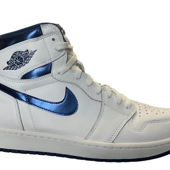 Air Jordan 1 Retro High OG 2016 Mens Shoes Size 13 Metallic Navy 555088 106 main image 6